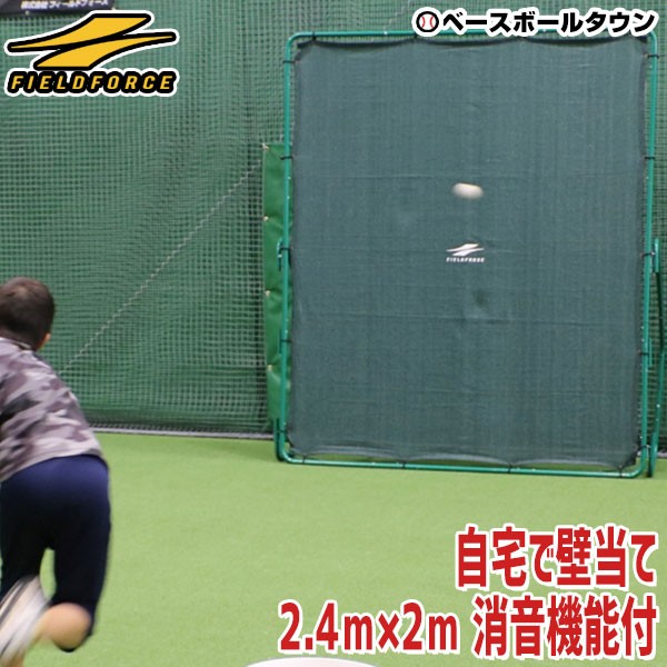 野球 投球・守備練習用 ドデカ壁あてネット 2.4×2.0m グリーン 