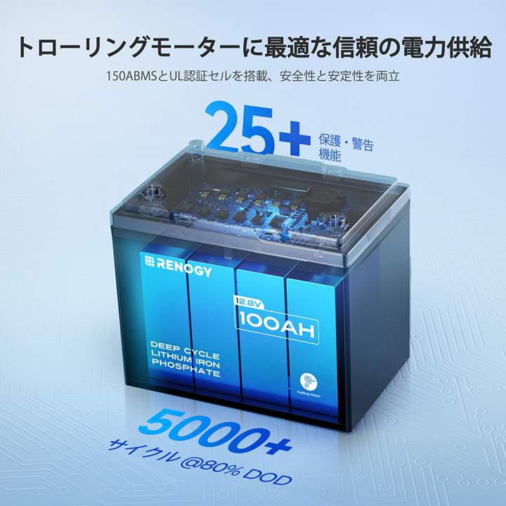 リン酸鉄リチウムイオンバッテリー 12v100ah（自動車） | 車、バイク