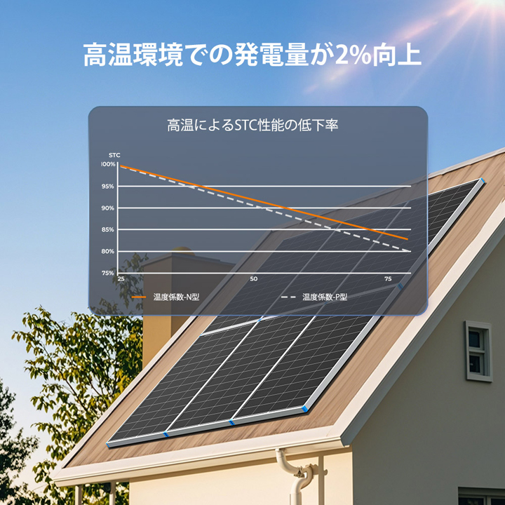 Renogy 200W 24V ソーラーパネル RENOGY（レノジー） RENOGY 200W 24V N型高効率 ソーラーパネル （返品