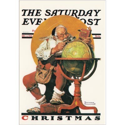 ポストカード【クリスマス】Norman Rockwell ノーマン・ロックウェル 