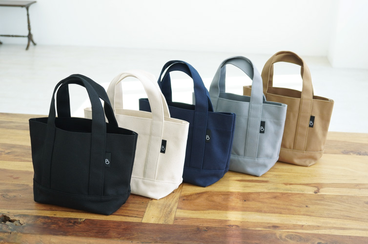 BRILLIANT COLORS トートバッグ 帆布 小さめ レディース 日本製