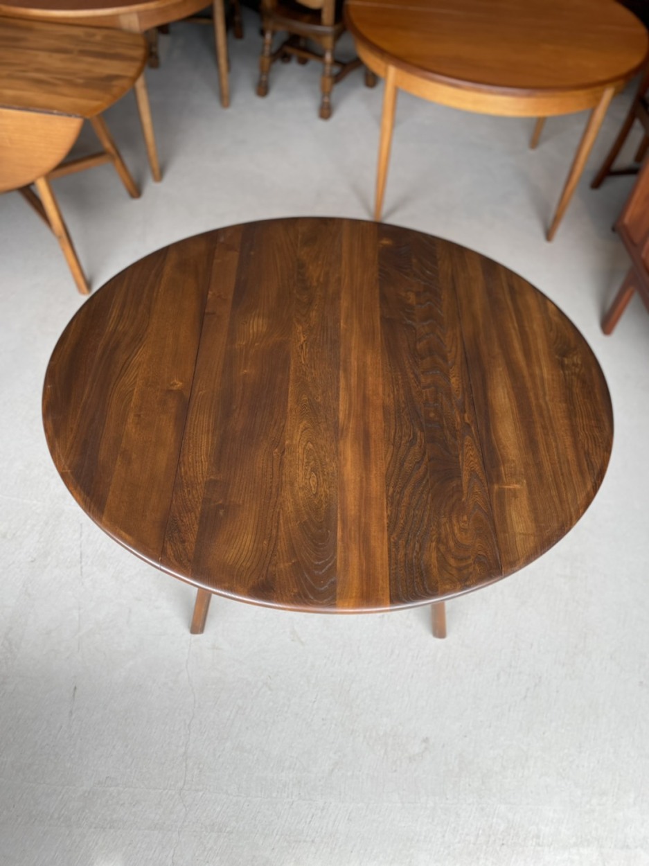 VINTAGE アーコール Ercol 丸い ダイニングテーブル リビング