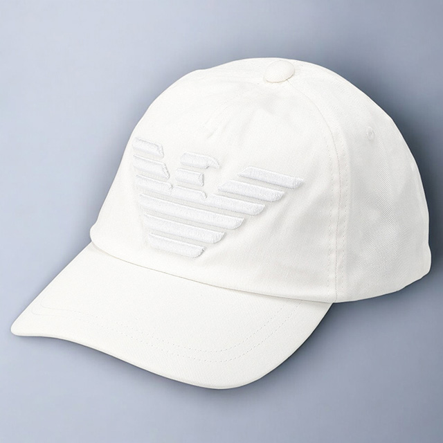 エンポリオ・アルマーニ キャップ メンズ ブランド EMPORIO ARMANI 627522CC995 00010 ホワイト EMPORIO ARMANI エンポリオ・アルマーニ キャップ メンズ ブランド