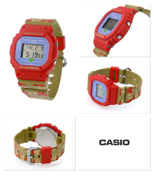 G-SHOCK Gショック DW-5600SMB-4 スーパーマリオブラザーズ 腕時計