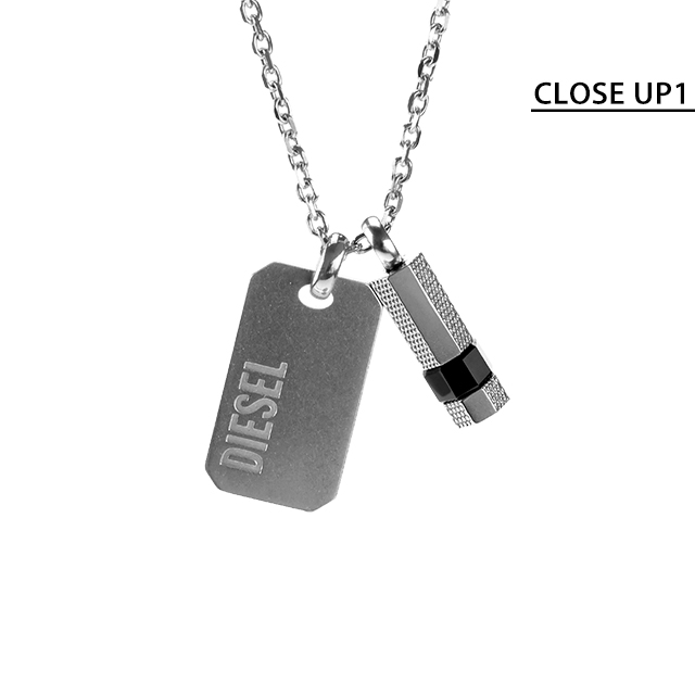 【ディーゼル】ステンレススチール チェーンネックレス DIESEL ディーゼル ネックレス メンズ レディース ステンレス