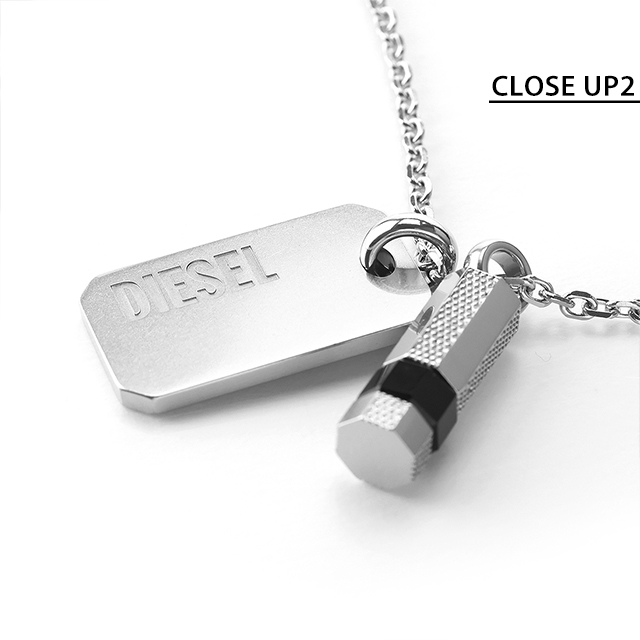 DIESEL ディーゼル ネックレス チェーン ステンレススチール