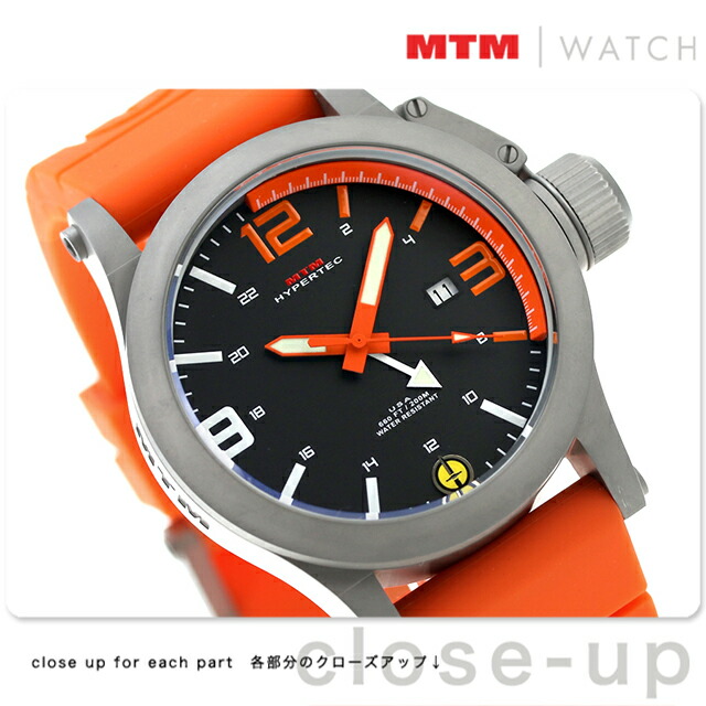 【新品】 MTM 腕時計 メンズ HYP-SG44-ORNG-OR2S-A HYPERTEC クオーツ ブラックxオレンジ アナログ表示 MTM エム ティー エム HYPERTEC クオーツ 腕時計 ブランド メンズ MTM