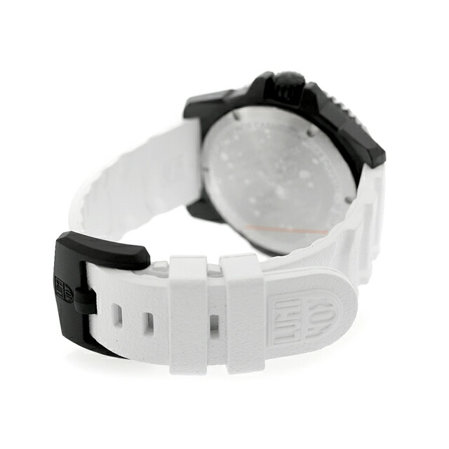 な*み様 Luminox 腕時計 ホワイト ラバーベルト※電池切れてます LUMINOX（ルミノックス） MIL-SPEC 3350 SERIES クォーツ 電池式