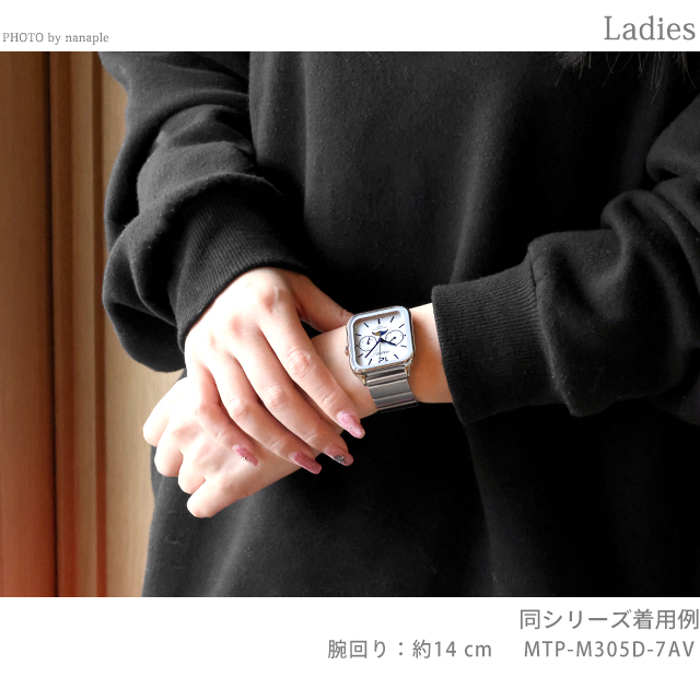カシオ CASIO MTP-M305D-7AV スタンダード チプカシ ムーンフェイズ
