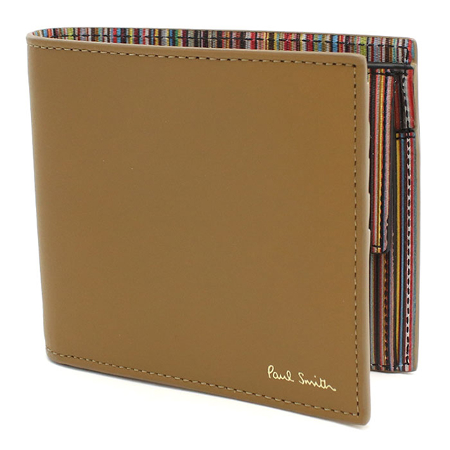 【国内未入荷商品】Paul Smith 二つ折り財布小銭入れ付き M1A4833 Paul Smith（ポール・スミス） 二つ折り財布 二折財布小銭入付き 二