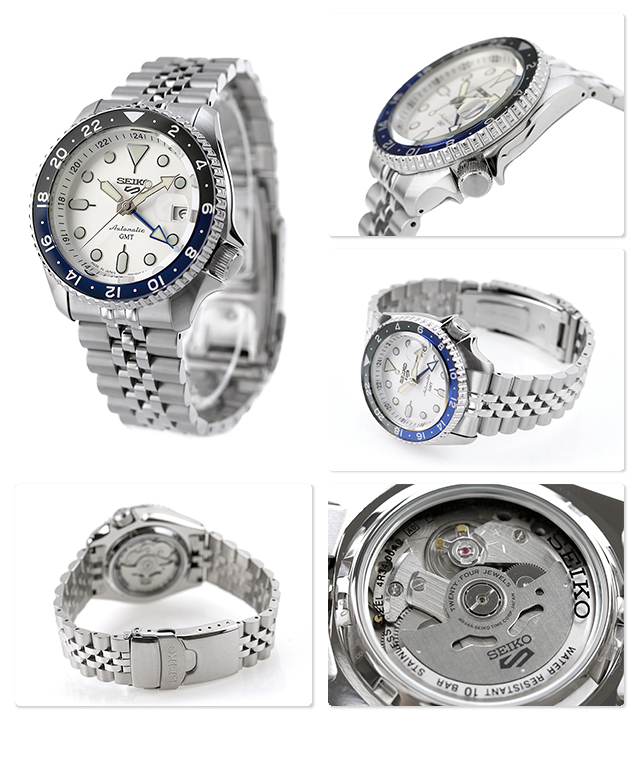 Seiko 5 Sports セイコー5 スポーツ SKX Series GMT 自動巻き 腕時計