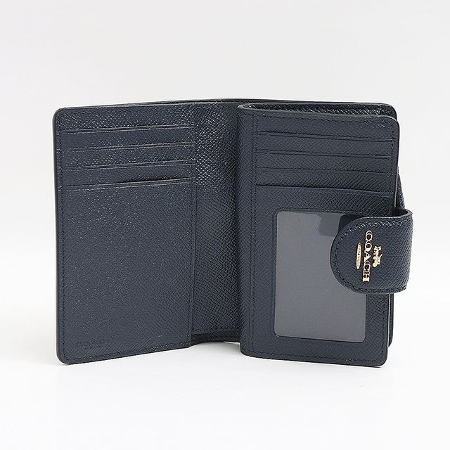 COACH（コーチ） 二つ折り財布 6390-IMMID レディース ネイビー