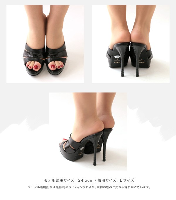 COMEX ミュール サンダル レディース コメックス ハイヒール