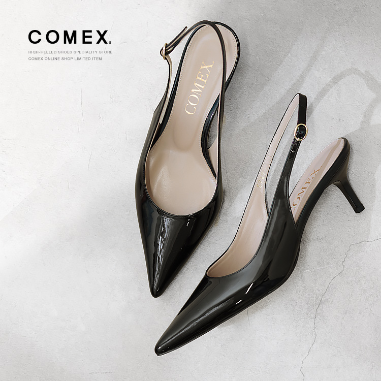 COMEX（コメックス） パンプス 6cmヒール 本革 日本製 2026新作 
