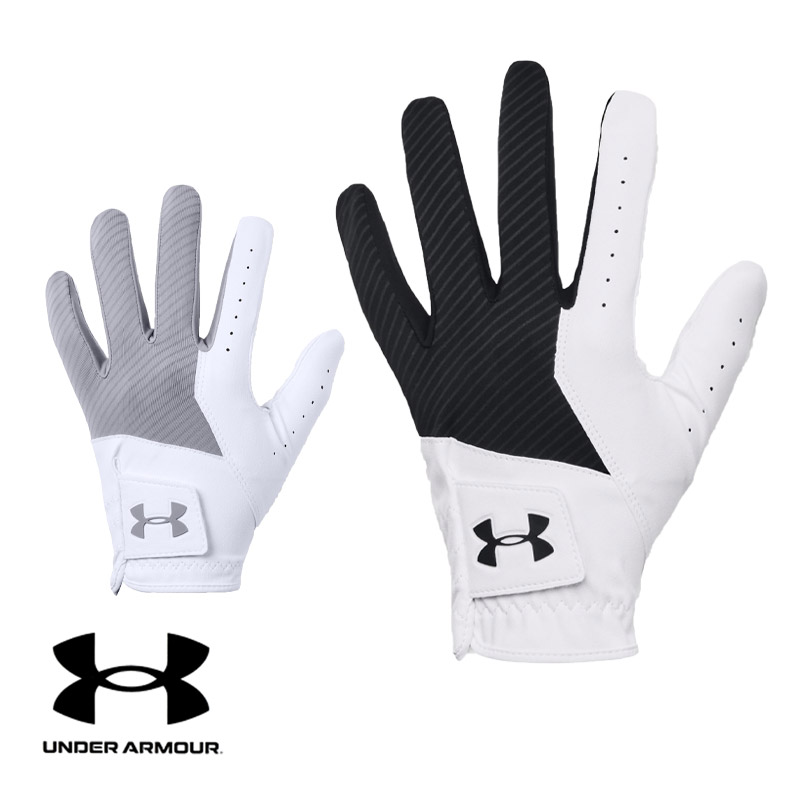 値下げ ゴルフ グローブ UNDER ARMOUR アンダーアーマー メンズ UAメダルゴルフグローブ ゴルフ手袋 左手用 1349705 S-XL 22-26cm メール便発送