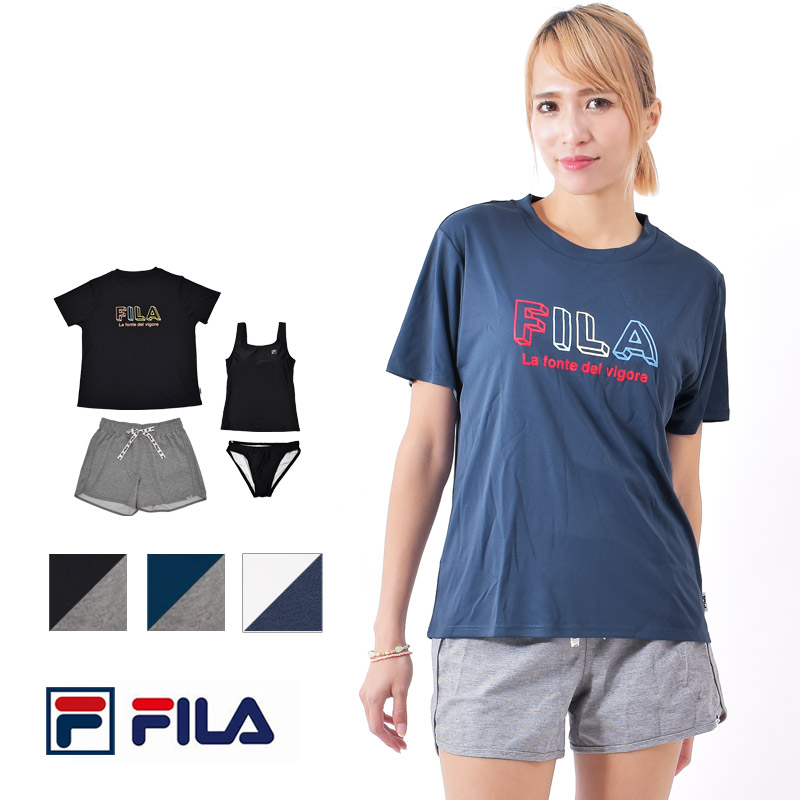 送料無料 レディース 水着 セット FILA フィラ 4点セット セパレート