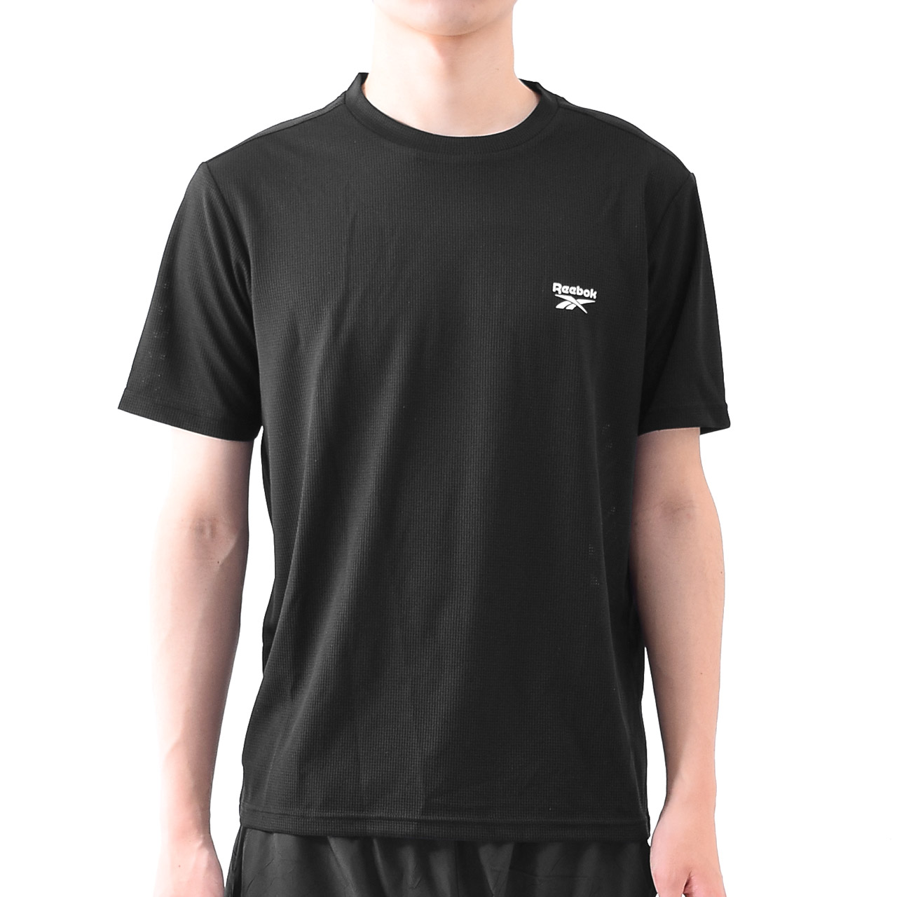 Tシャツ メンズ Reebok リーボック スポーツウェア アウトドア 半袖 シャツ 水着 体型カバー 422934 M L LL 3L ネコポス送料無料 一部店舗限定販売｜beach-angel｜02