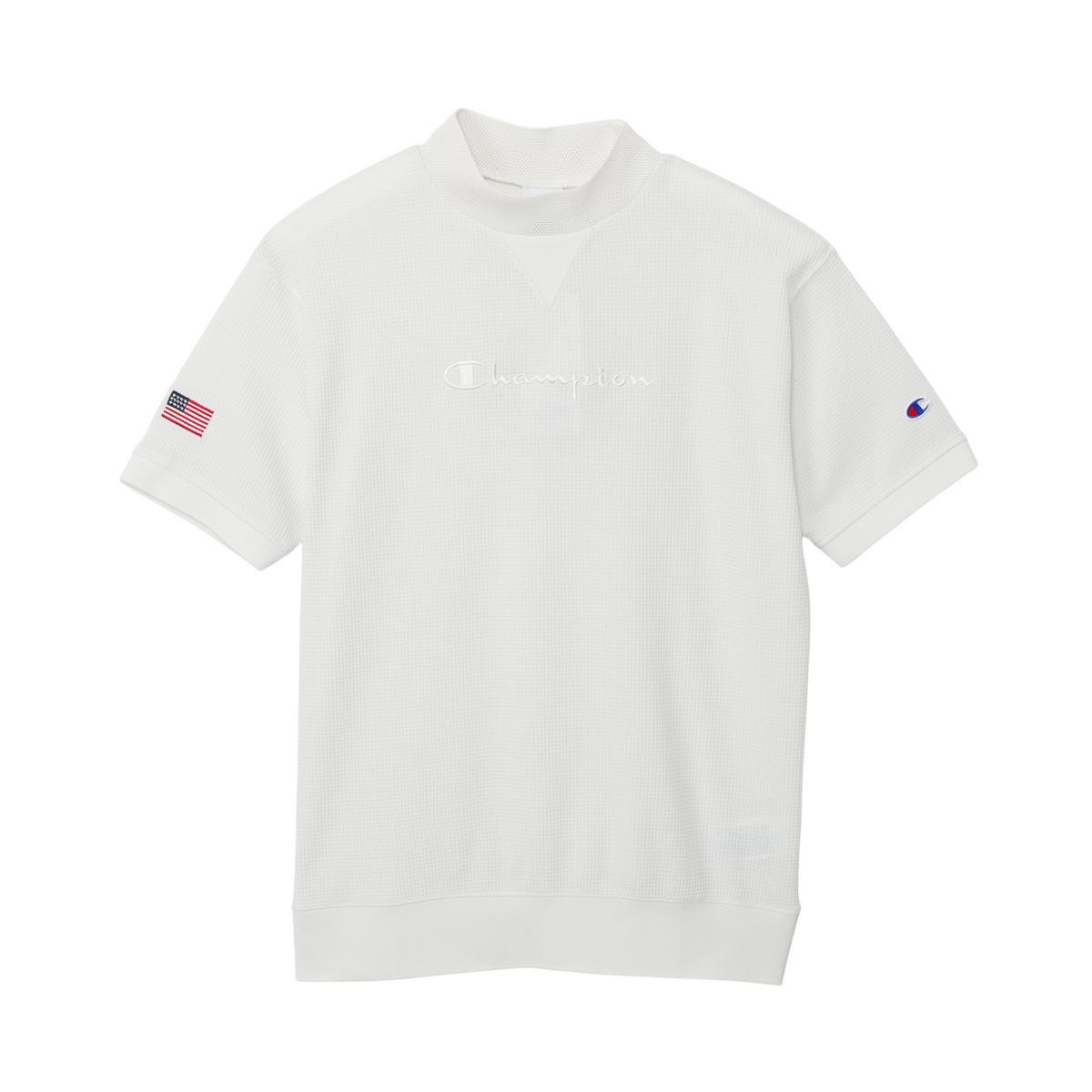 Champion 値下げ 送料無料 メンズ 半袖 モックネックシャツ GOLF