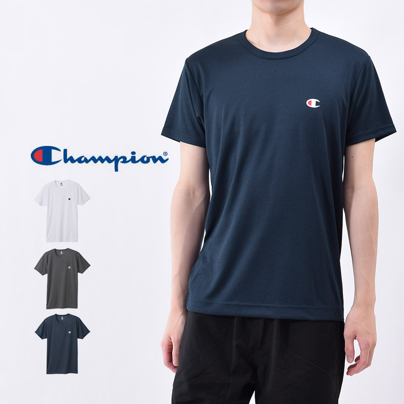 Tシャツ メンズ 半袖 ランニング ウェア Champion チャンピオン 吸汗速