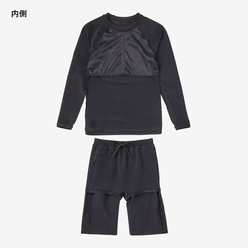 speedo（スピード） 水着 キッズ 上下セット 長袖 ユニパロング