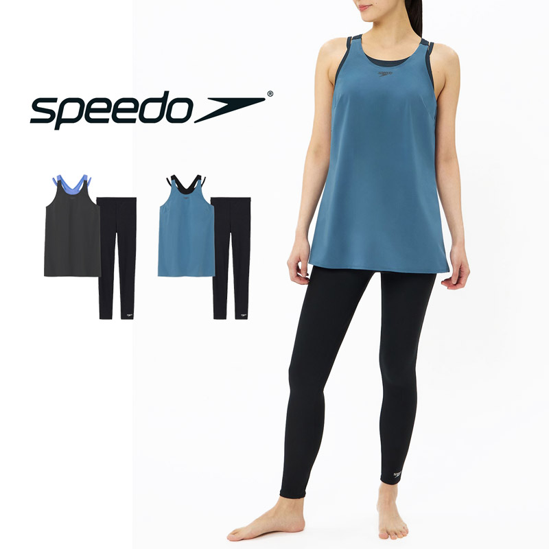 speedo（スピード） エアパロング レディース 水着 フィットネス水着