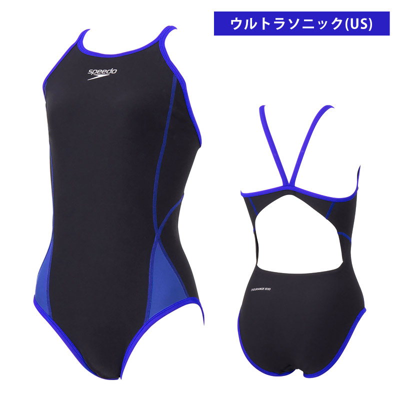 Speedo スポーツ用水着 パープル/ブラック speedo 競泳水着 レディース（色：パープル系）｜競泳水着｜水泳