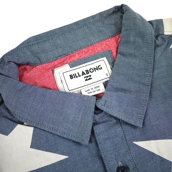 BILLABONG アロハシャツ 半袖 赤系 AJ011-128 ビラボン アロハシャツ 人気ブランド メンズ おしゃれ