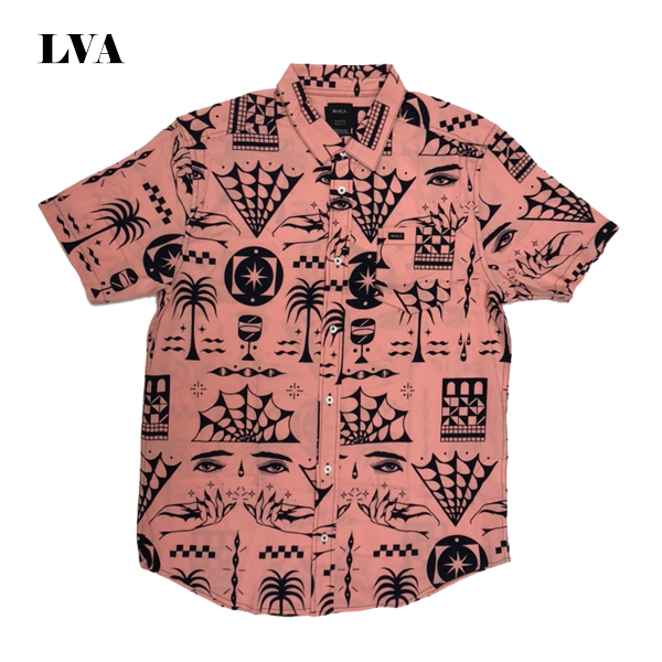 ルーカ 新作 半袖シャツ ショートスリーブシャツ おすすめ カジュアル メンズ プレゼント ギフト おしゃれ ブラッシュピンク M L 人気ブランド Rvca Ba Rv Ba 水着 サーフカジュアルbeachdays 通販 Yahoo ショッピング