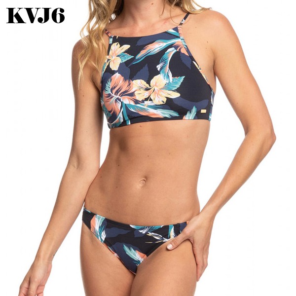 Roxy☆ロキシー 花柄 ビキニトップ 水着 新作 ROXY ロキシー 水着 新作 ビキニ 通販 人気ブランド 可愛い 黒