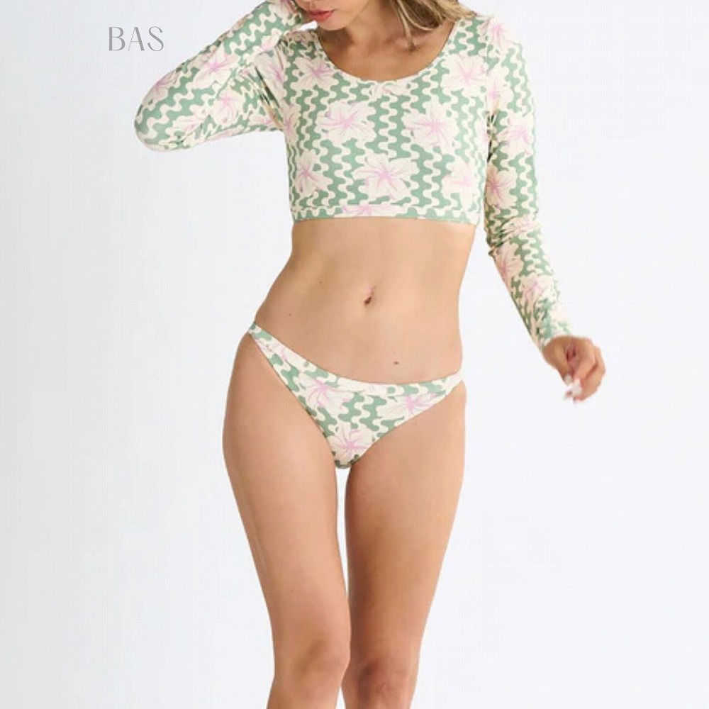 ROXY（ロキシー） 長袖ラッシュガード ビキニ ボトムセット レディース