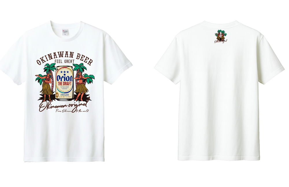 オリオンビールTシャツ フラガール 白 orion 正規品 : okinawa マリン