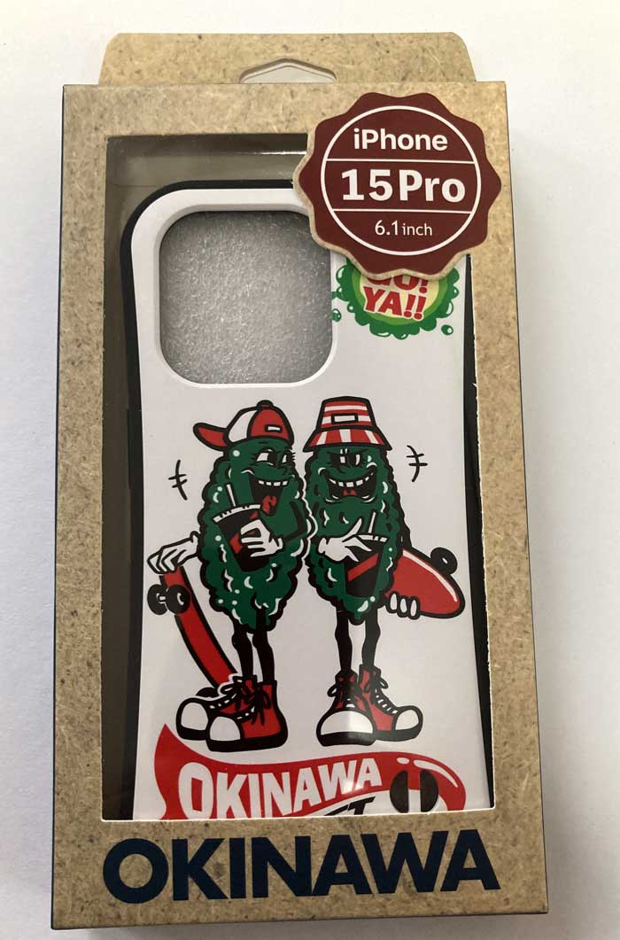 （ほぼ未使用）沖縄 三線 　爪・ケース付き　中古 沖縄スマホケース iPhone15pro専用ケース ENJOY GO-YA エンジョイ