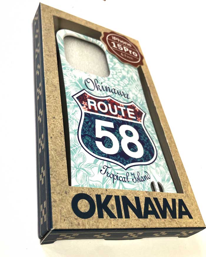 沖縄スマホケース iPhone15pro専用ケース ルート58号線 : okinawa