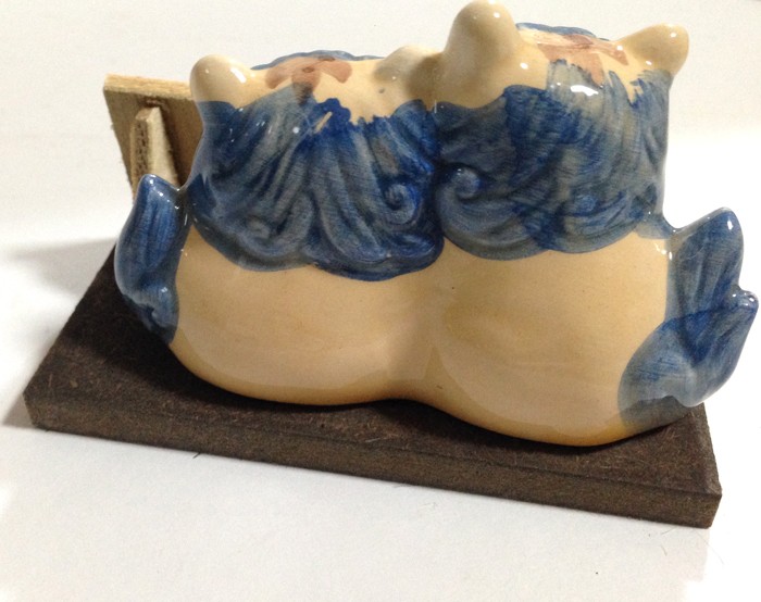 シーサー置物 寄り添いシーサー 開運 恋愛運 夫婦円満 お守り 沖縄お