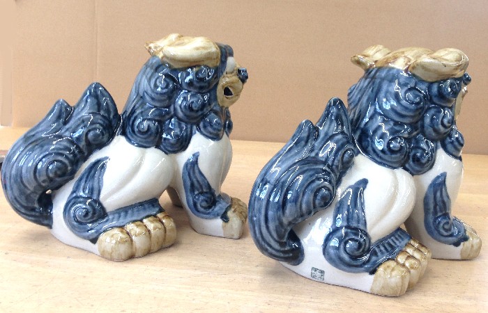 シーサー置物 特大シーサー 琉球焼 ペアシーサー 沖縄伝統工芸 沖縄お