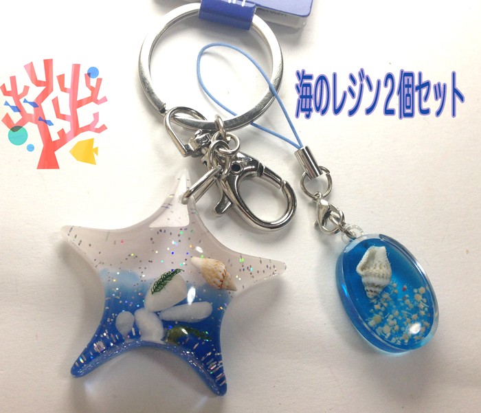 キーホルダー ヒトデレジンキーホルダー ストラップ ブルー ２個セット 星の砂 ミニ海星 貝殻入り Starfish お土産 沖縄 お土産 Okinawa マリンブルー 通販 Yahoo ショッピング
