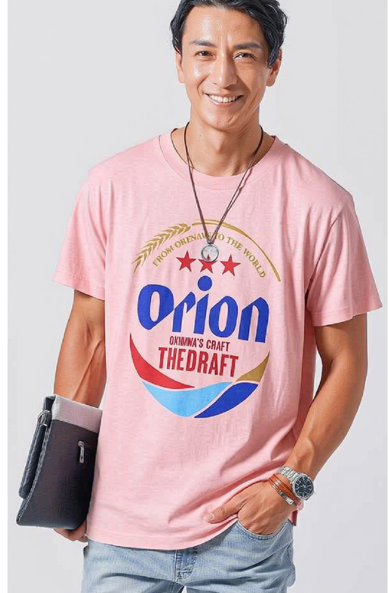 オリオンビールTシャツ orion 正規品 ドラフト缶フロント 新ロゴ