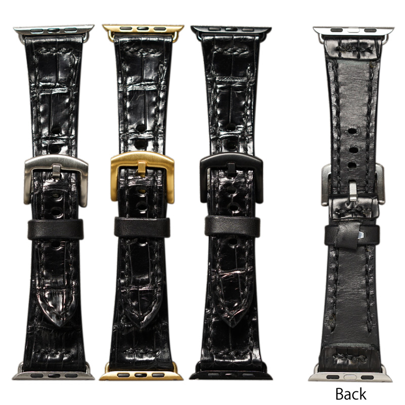 Apple Watch用レザーベルト クロコダイル アップルウォッチ バンド