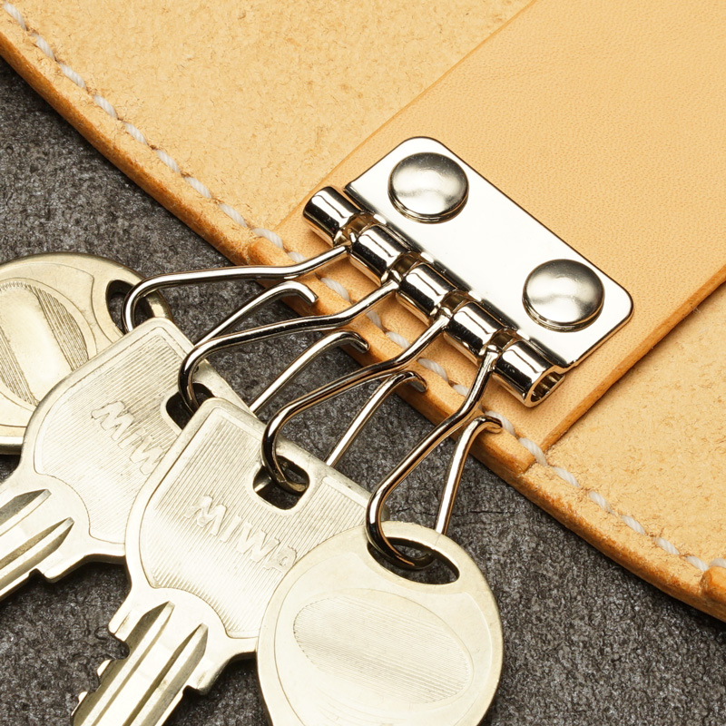 4連キーケース キーホルダー 本革 本牛革 サドルレザー メンズ