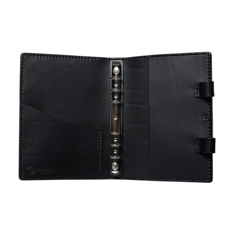 システム手帳 Bタイプ バイブルサイズ 本革 本牛革 サドルレザー