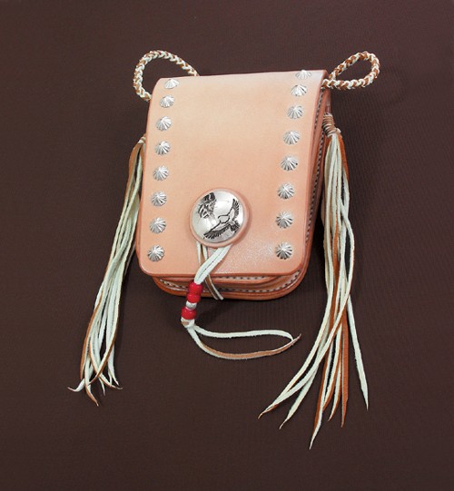 ビーズ屋公ちゃん　メディスンバック　ブラウン　レザー 革製品・革財布のビーズ屋公ちゃん｜カスタムメディスンバッグ