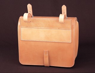 サドルバッグ 大Aタイプ きなり リアサイドバッグ レザーバッグ ツール