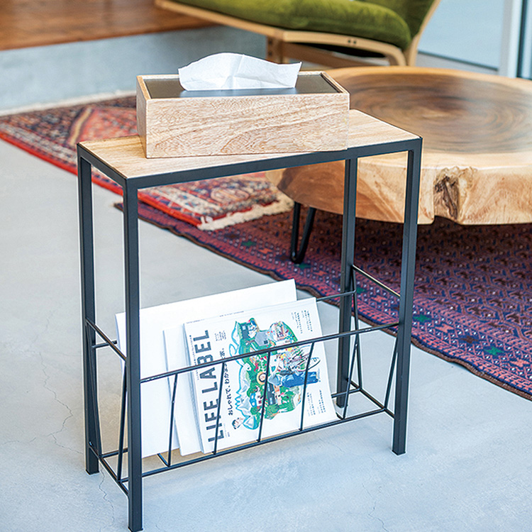 ディスプレイ ラック 収納 雑誌 本棚 インテリア マガジンラック 41325