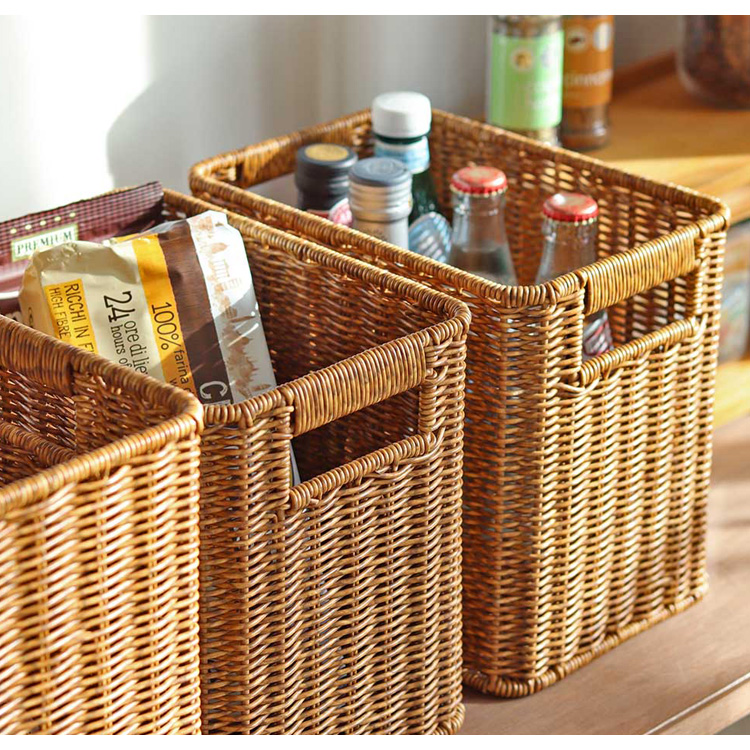 収納バスケット 収納カゴ 水拭き ランドリー収納 キッチン収納 UTILE