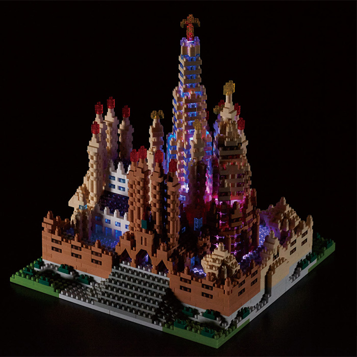 ブロック ナノブロック セット ミニチュア 世界遺産 工作 クラフト 脳