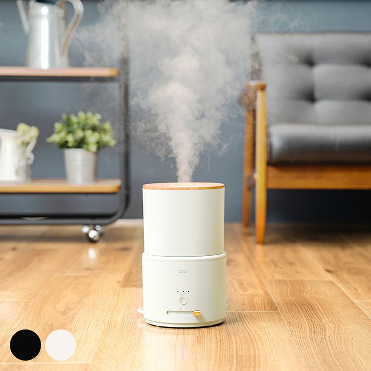 ⭐️プリズメイト⭐️アロマ超音波式加湿器　❤︎新品未使用❤︎ プリズメイト アロマ超音波式加湿器 Ms.ミスト GF-54H-WH