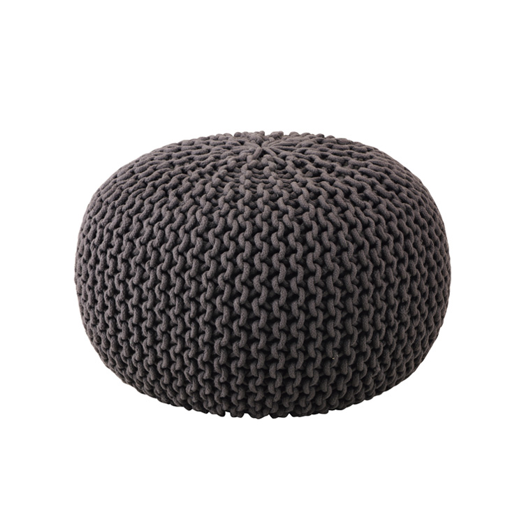 ビーズクッション オットマン 肘掛け サイドテーブル Ne WORKS Pouf プフ インド綿スツール L Φ55×30cm Amerie |  | 06