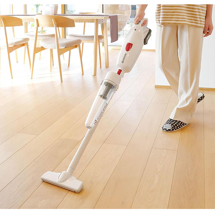 掃除機 1年保証 コードレス 低音 静音 サイクロン式ユニット