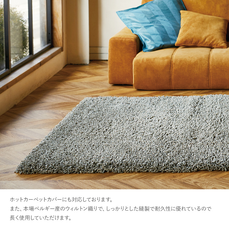 ラグ カーペット おしゃれ ホットカーペット可 オールシーズン