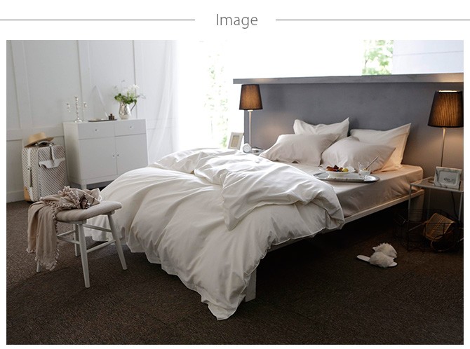 ボックスシーツ シングル エジプト綿 コットン Fab the Home ファブザ